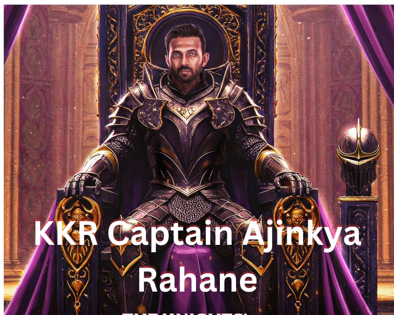 Ajinkya rahane as KKR captain